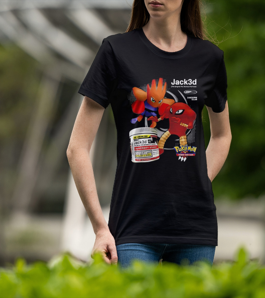 Jack3d Pokémon Hitmonlee Hitmonchan Kanto Original Characters T-Shirt