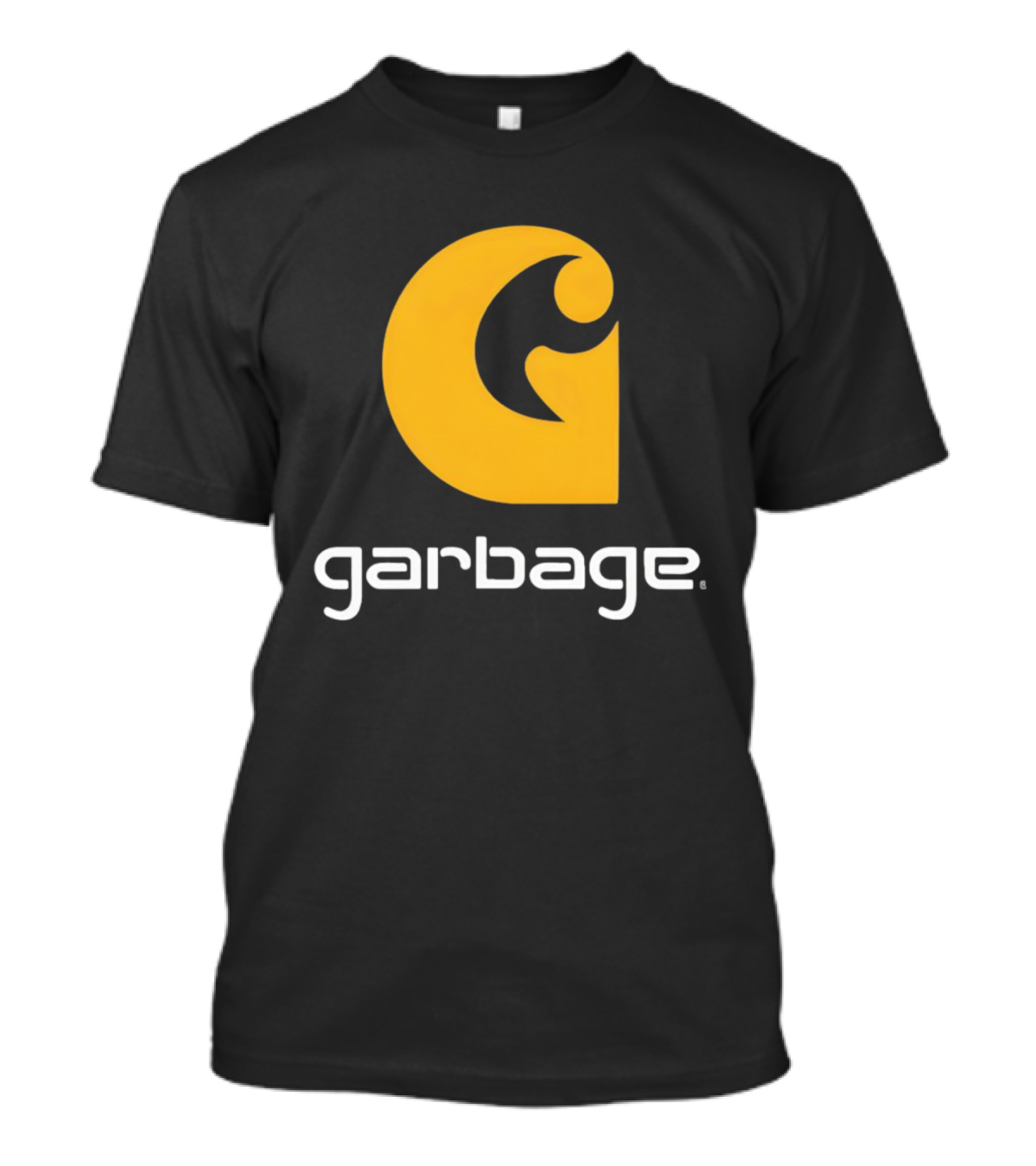 Garbage Icon Yellow G Carhartt Style T-Shirt