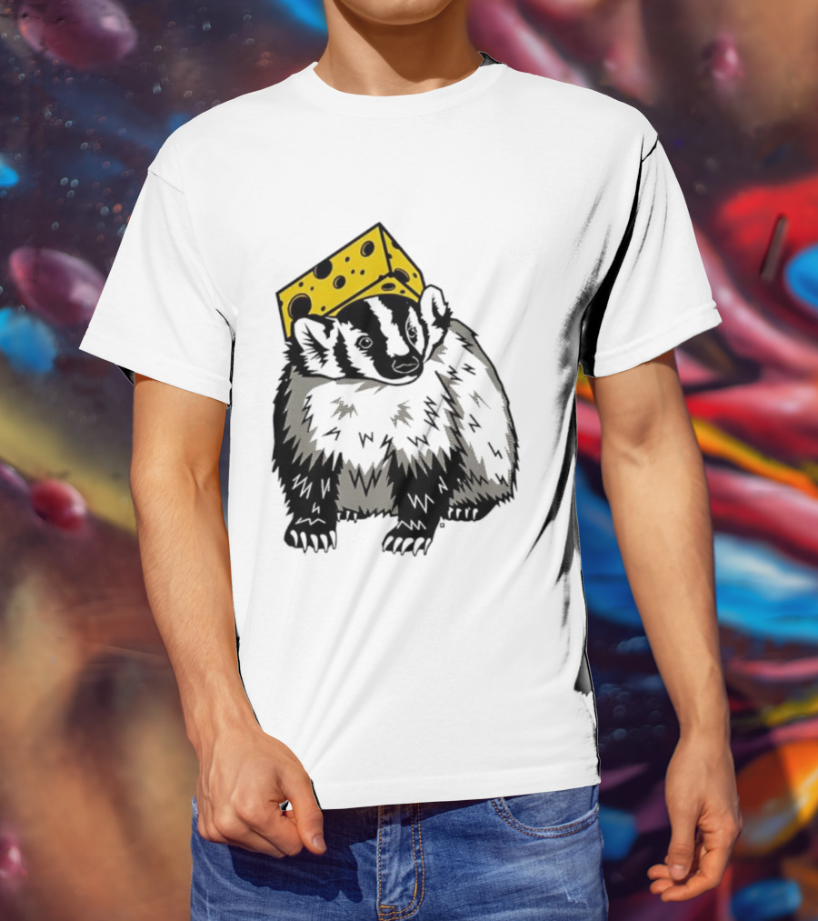 Cheesehead Badger Wisconsin Football Fans T-Shirt
