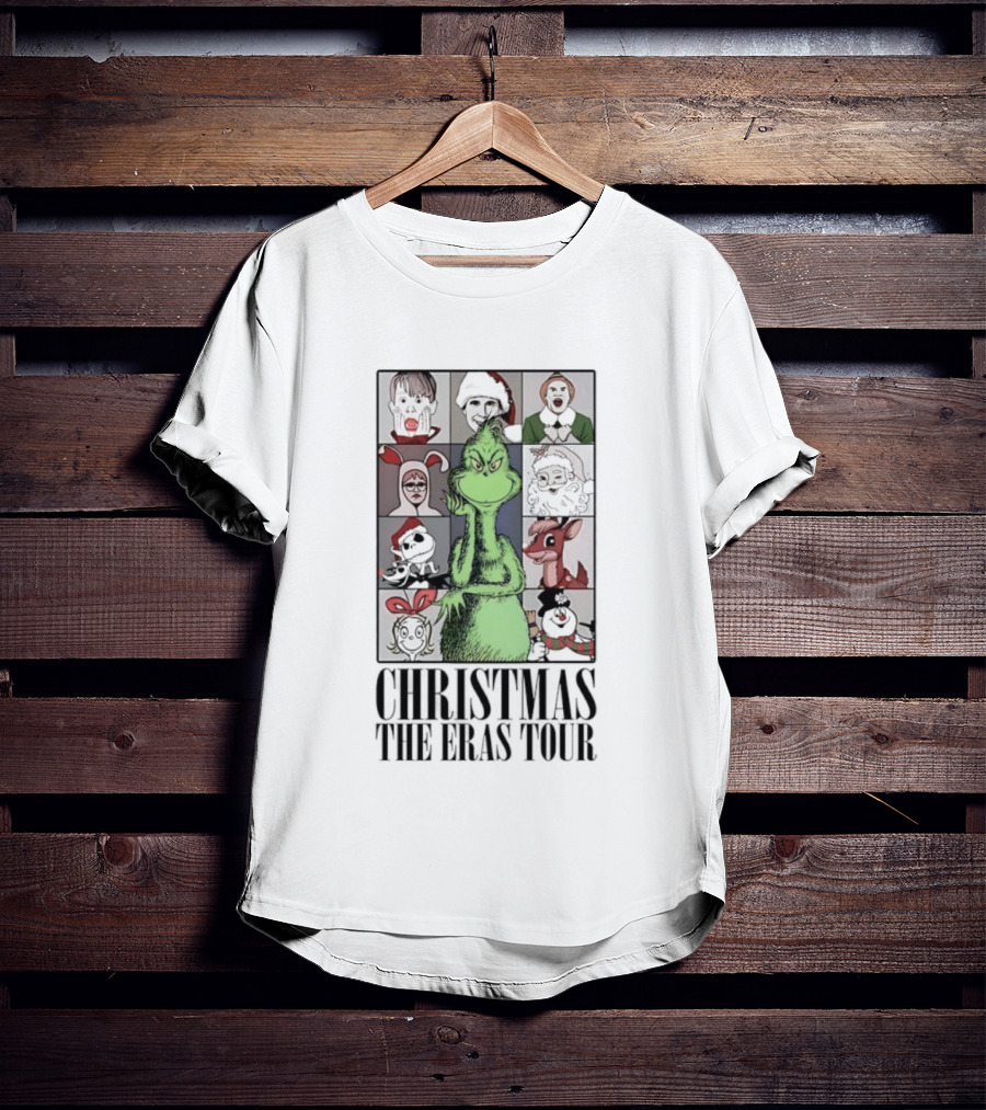 Christmas Characters Grinch Eras Tour Collection T-Shirt