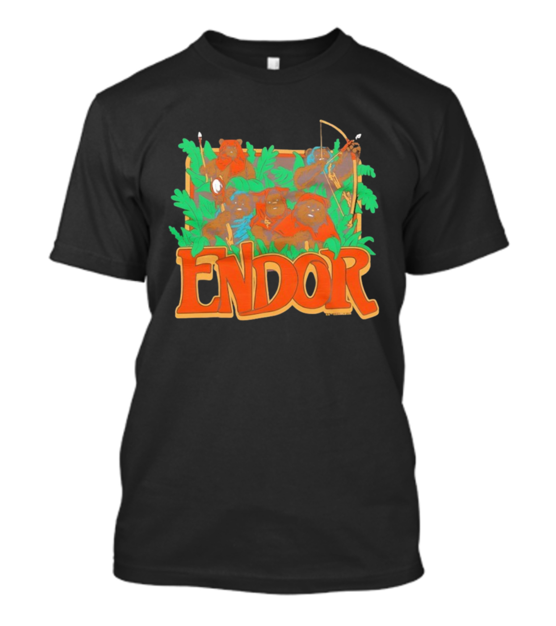 Endor Fierce Tribal People Star Wars Ewoks Adventure T-Shirt