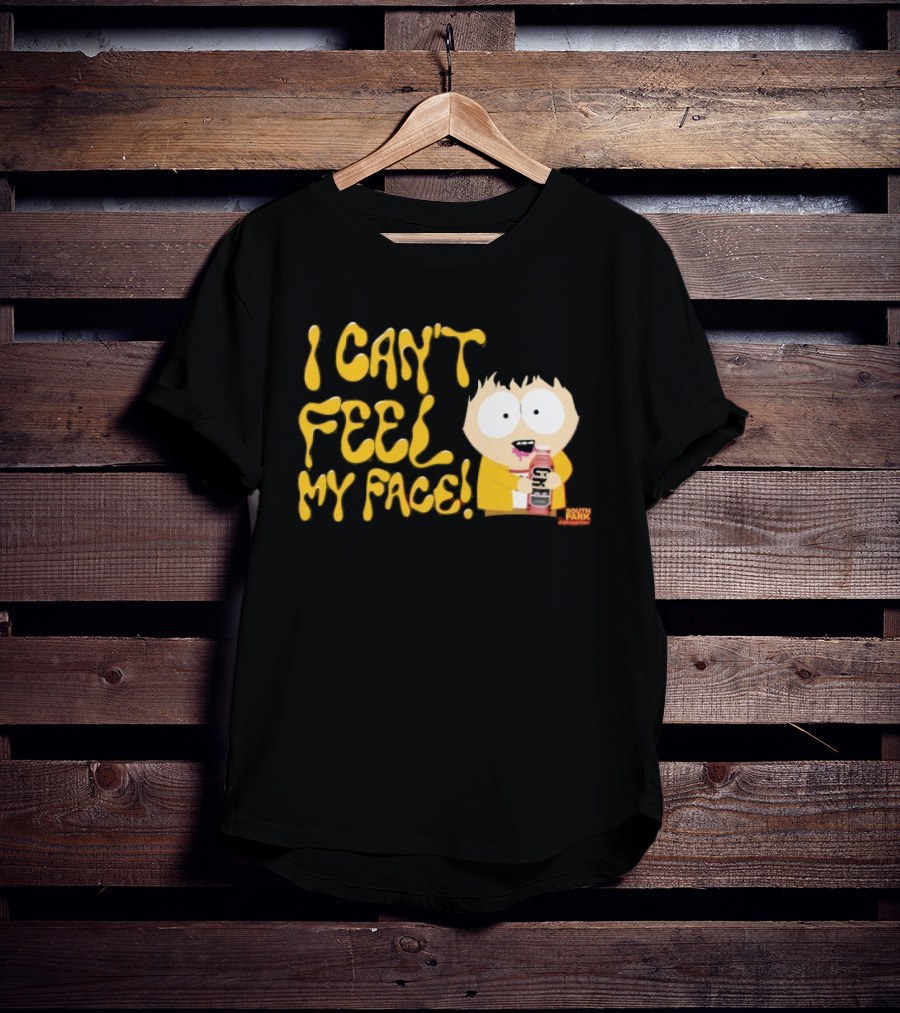 South Park I Can't Feel My Face Character Holding Drink T-Shirt
