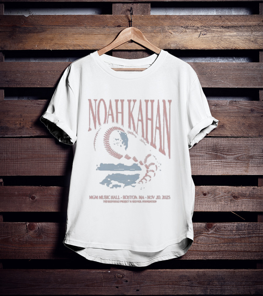 Noah Kahan Tour Boston MA Nov 20 2025 T-Shirt