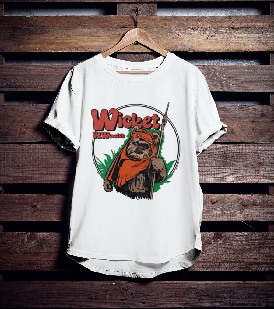 Star Wars Wicket W Warrick Ewok Endor Adventure T-Shirt