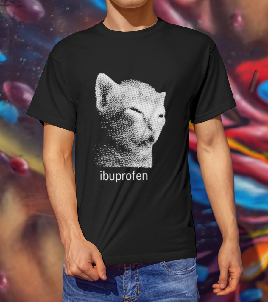 Ibuprofen Headache Relief Cat T-Shirt