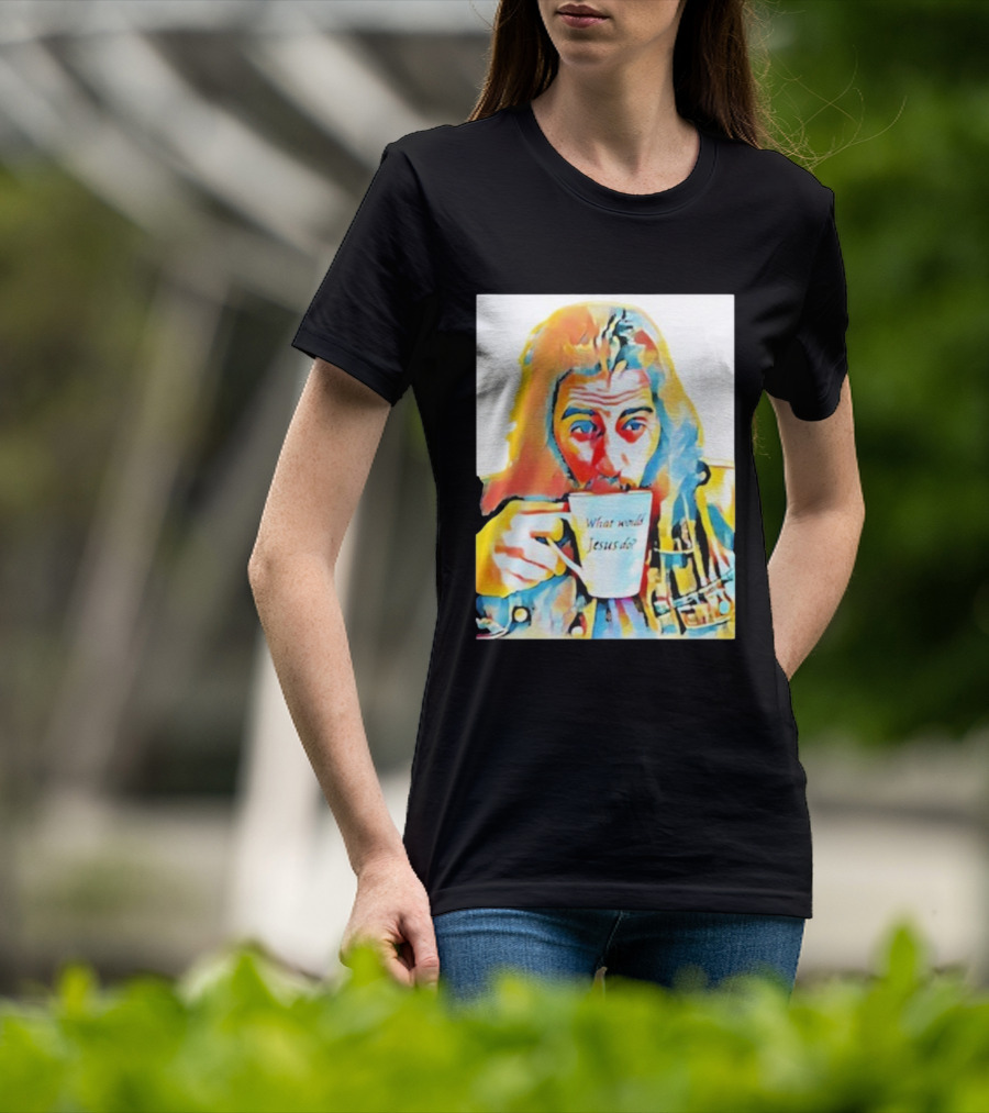 Jonathan Roumie What Would Jesus Do Art Colorful Portrait T-Shirt