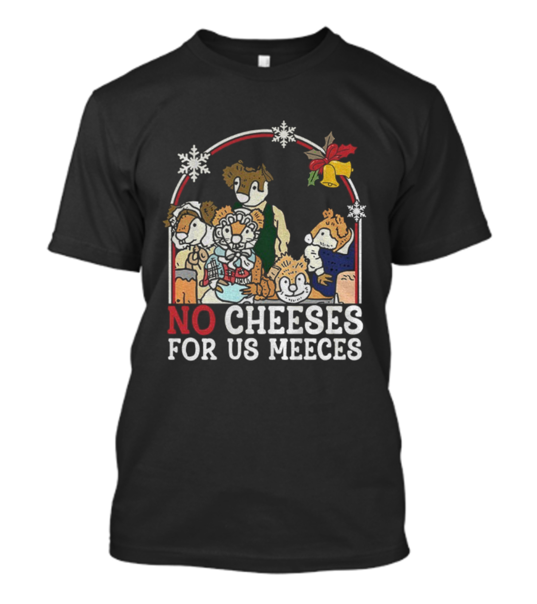 The Muppet Carol Christmas No Cheeses For Us Meeces Snowflakes T-Shirt