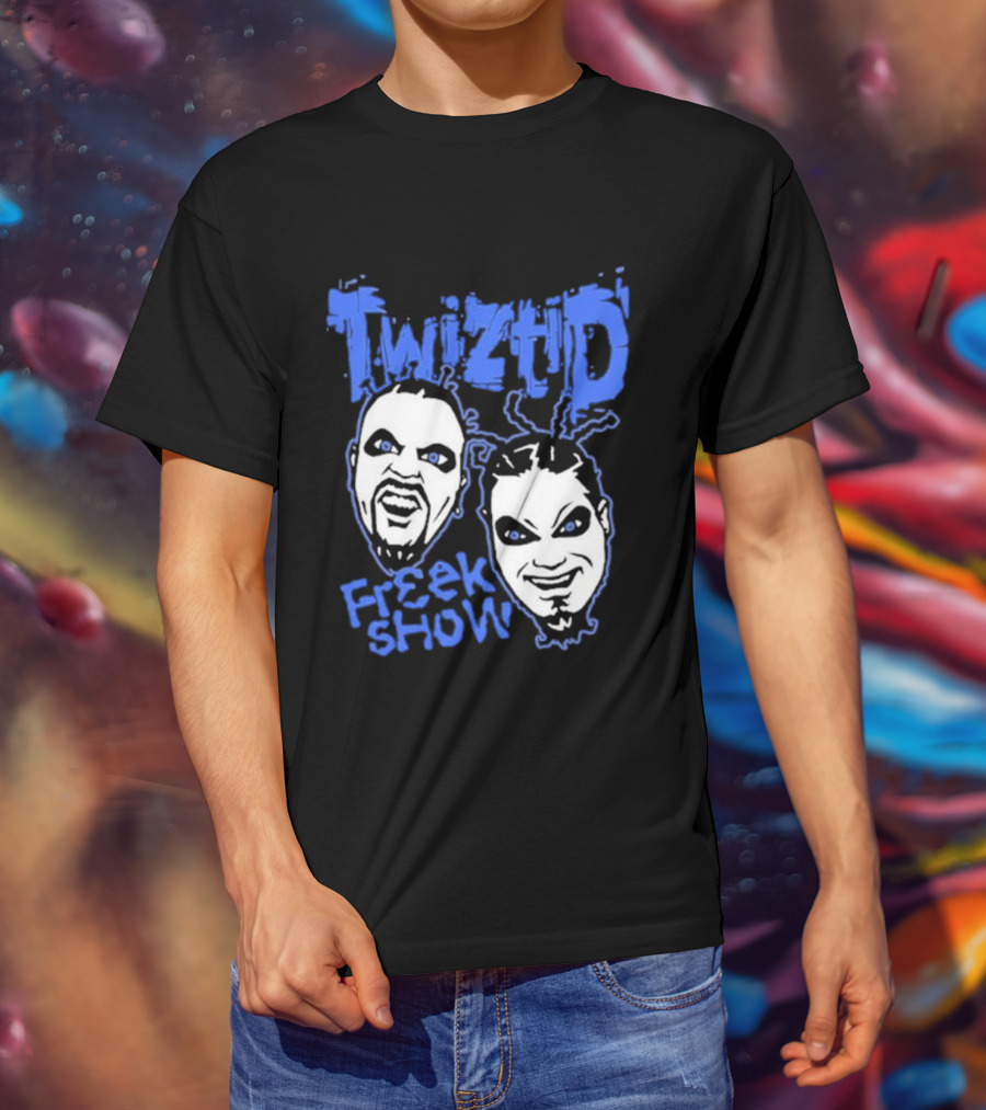 Twiztid Freak Show Faces Horror Band Merch T-Shirt