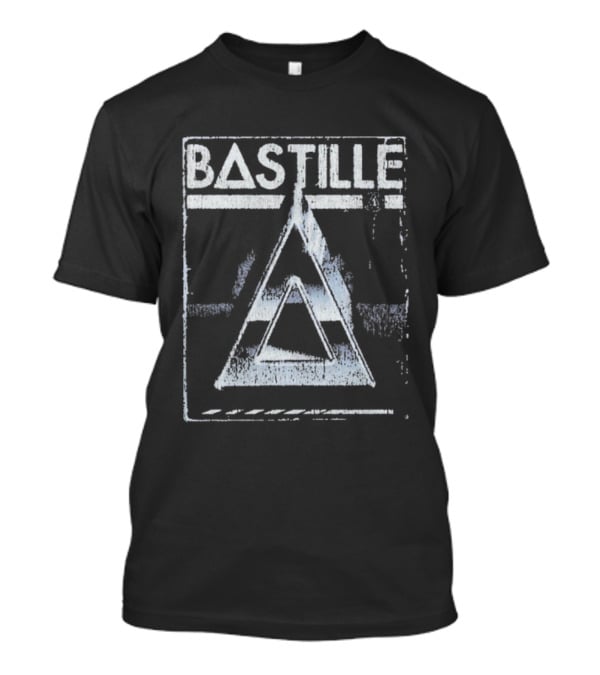 Bastille Denim Triangle Vintage VHS Style T-Shirt