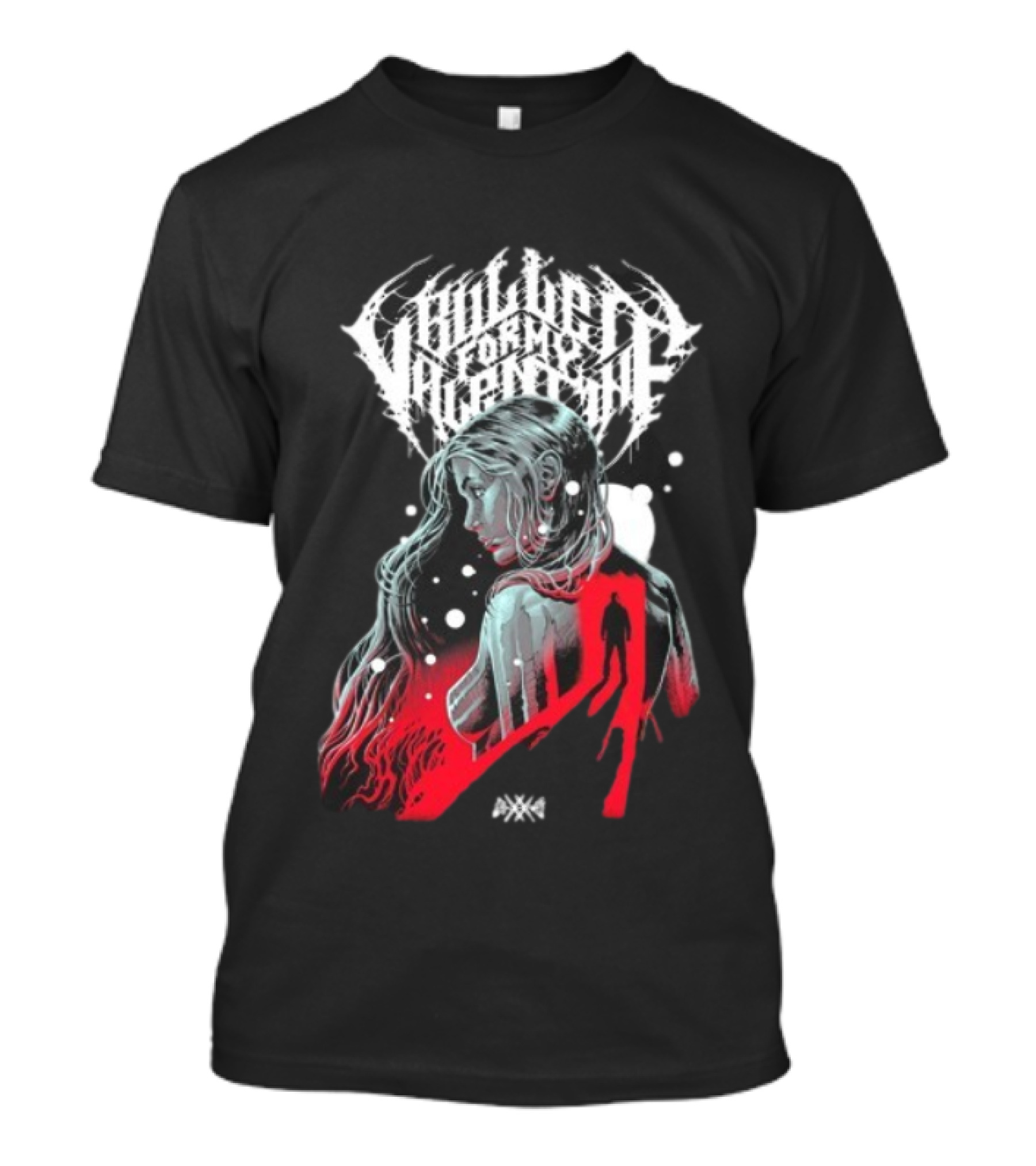 Bullet For My Valentine Poisoned Ascendancy Through The Door Woman Silhouette 2025 T-Shirt