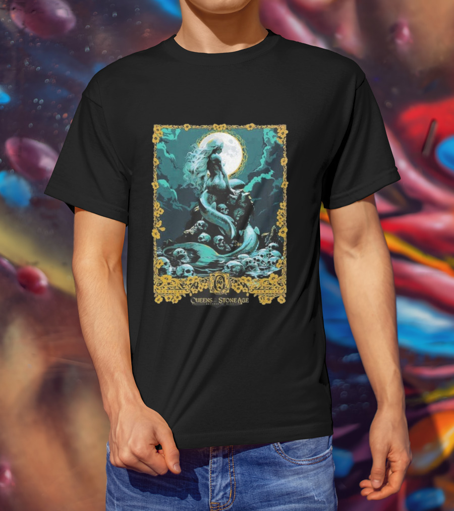 Queens Of The Stone Age Beacon Theatre New York October 10 2025 The Death Mermaid T-Shirt