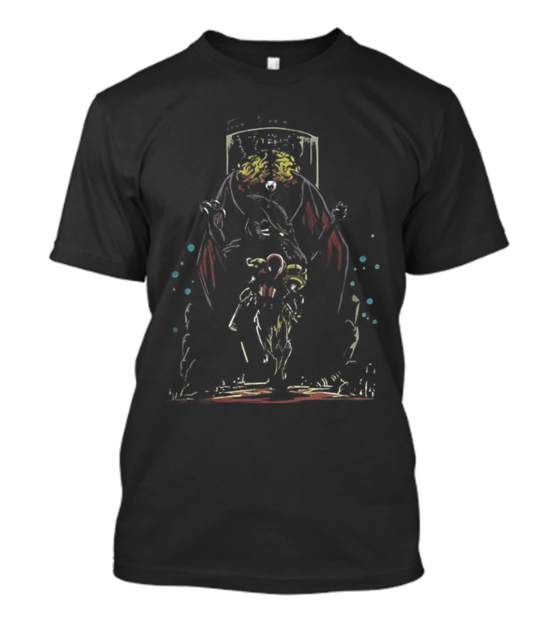 Samus Aran Metroid Bounty Hunter Retro Style Gaming Artwork T-Shirt