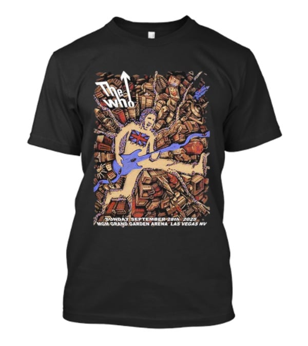 The Who Live At MGM Grand Garden Arena Las Vegas September 28 2025 T-Shirt