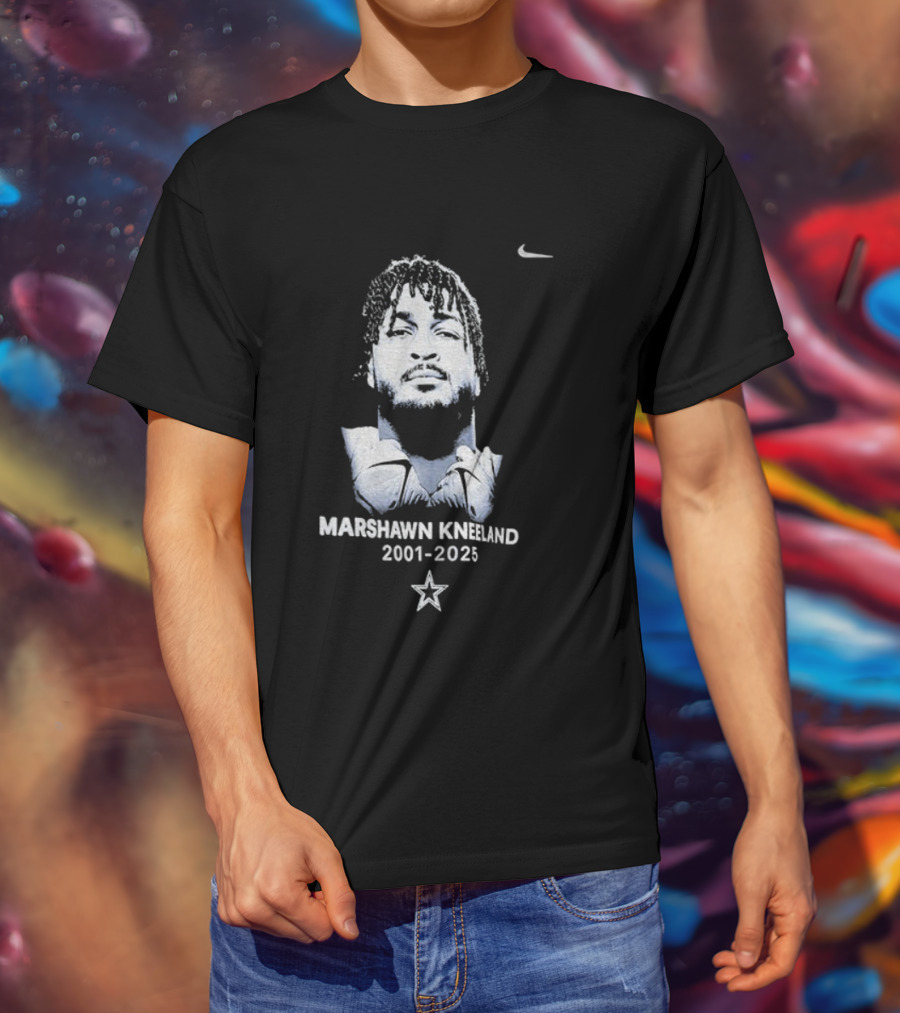 Nike Marshawn Kneeland 2001-2025 Remembrance Portrait T-Shirt