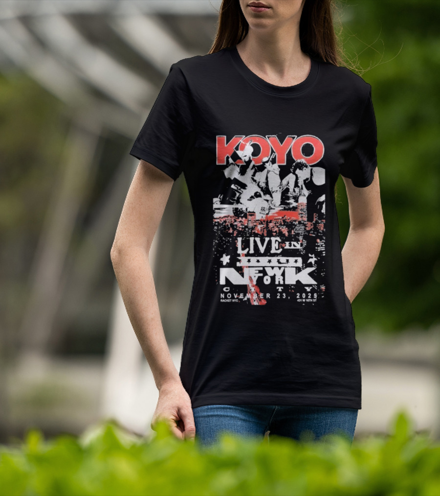 KOYO Live In Stony Brook New York November 23 2025 Concert T-Shirt