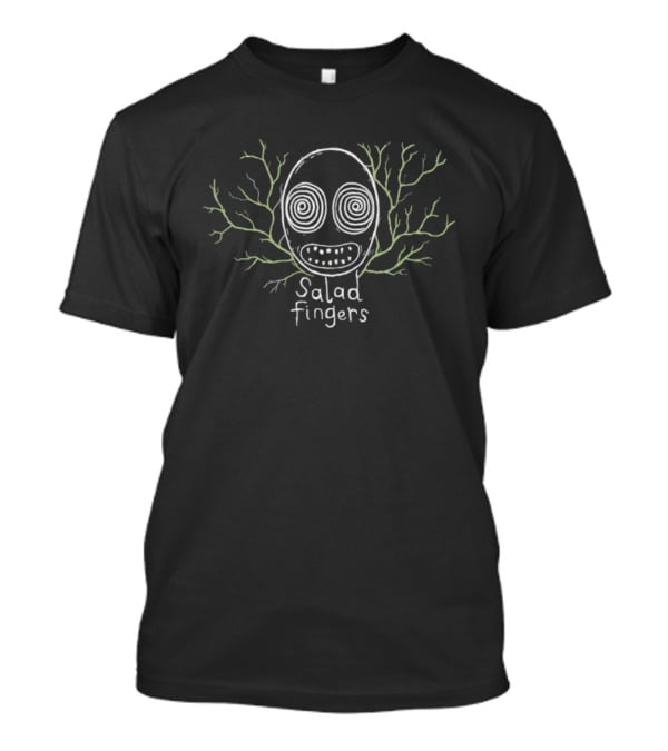 Salad Fingers Creepy Face With Branches T-Shirt