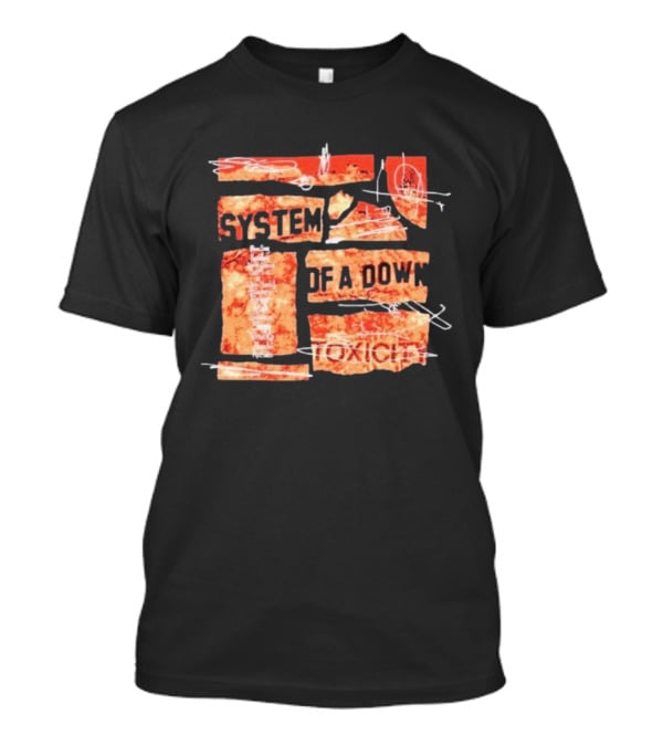System Of A Down Toxicity Tracklisting Album Cover Elements T-Shirt