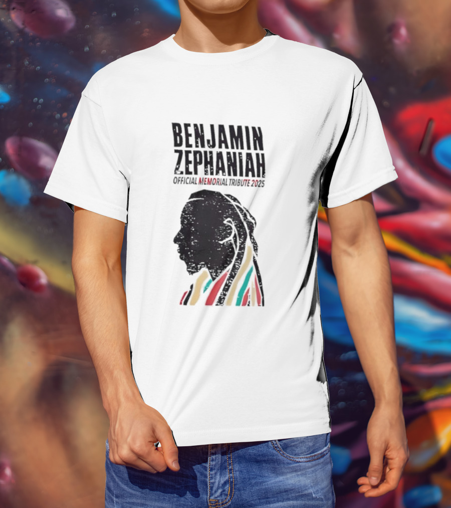 Benjamin Zephaniah 2025 Memorial Tribute T-Shirt