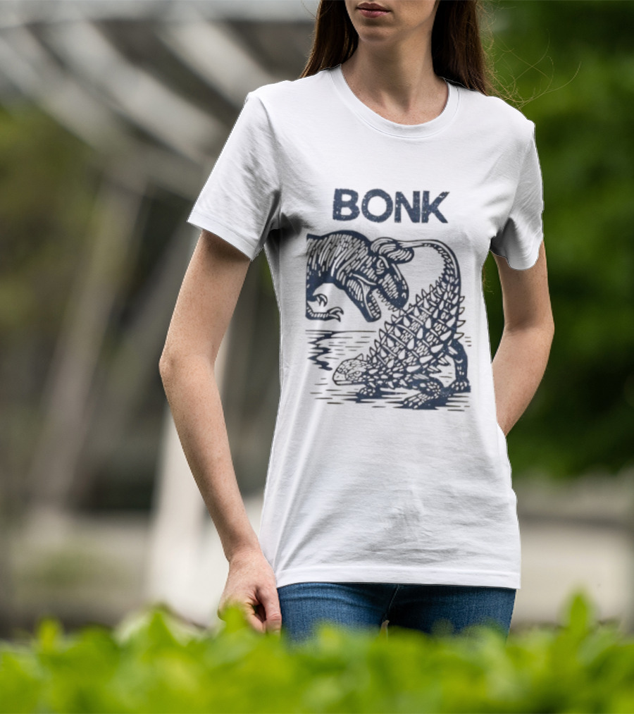 Bonk Dinosaur Comic Prehistoric Humor T-Shirt