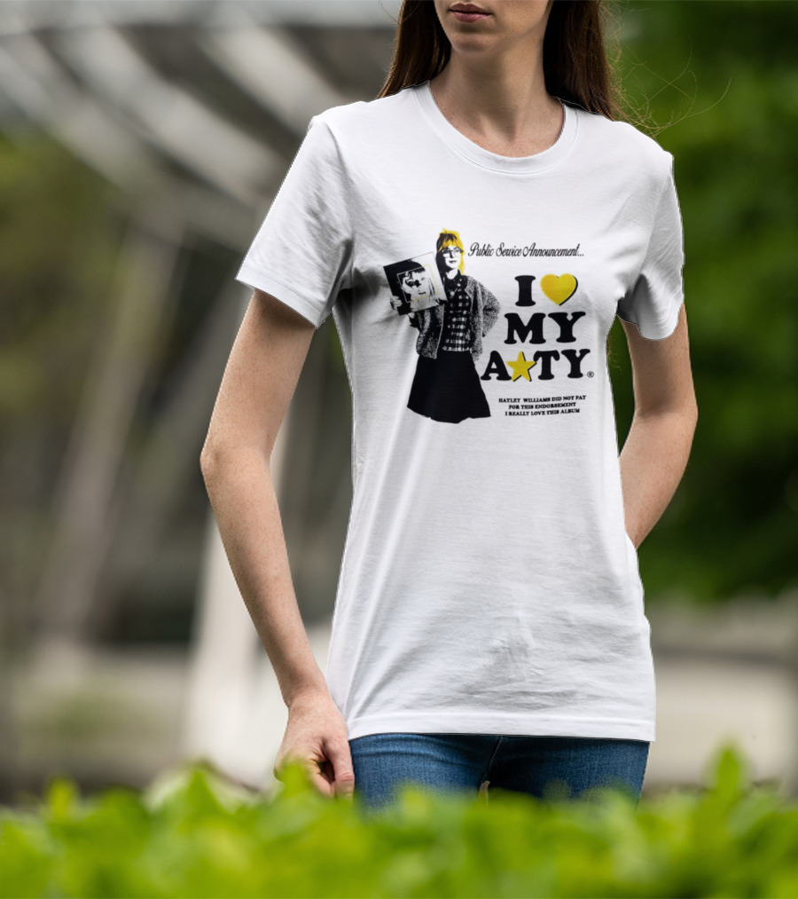 Public Service Announcement Hayley Williams Heart My A** T-Shirt