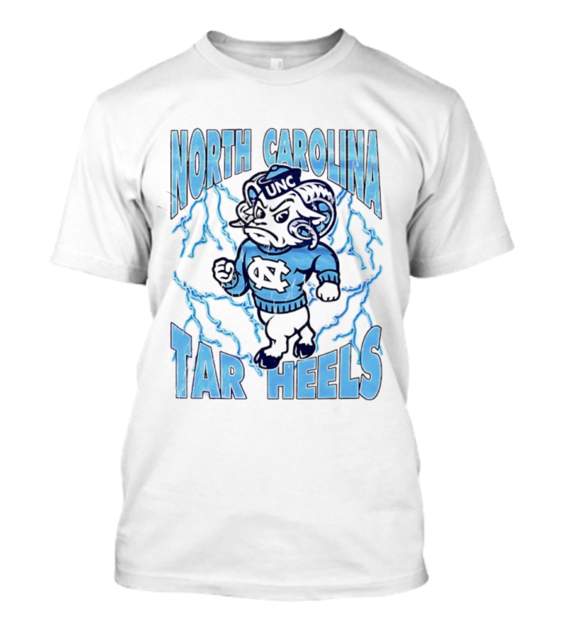 North Carolina Tar Heels Rameses Mascot UNC Logo T-Shirt