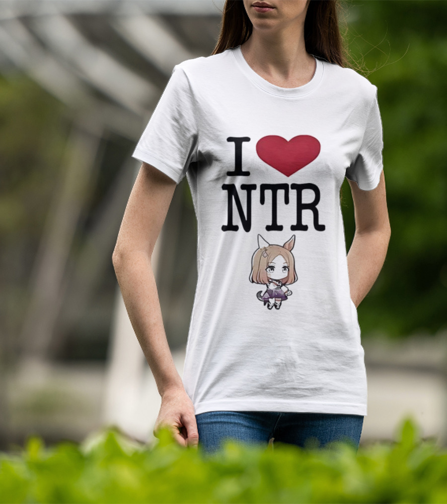 I Love NTR Narita Top Road Pretty Derby Anime Character T-Shirt