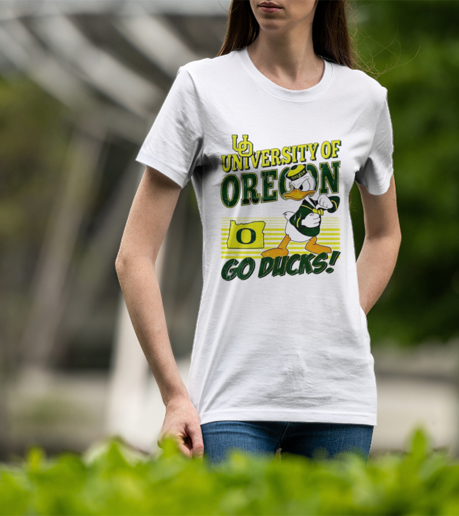 University Of Oregon Donald Duck Go Ducks Mascot T-Shirt