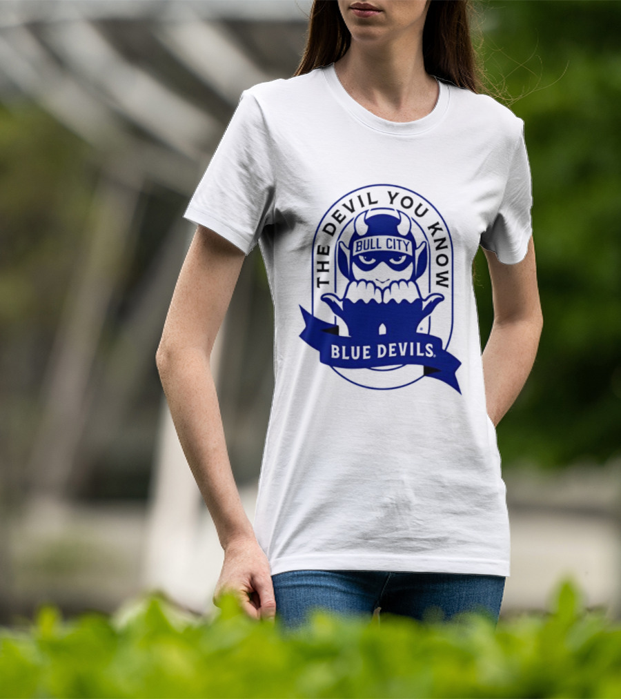 Bull City Blue Devils The Devil You Know T-Shirt