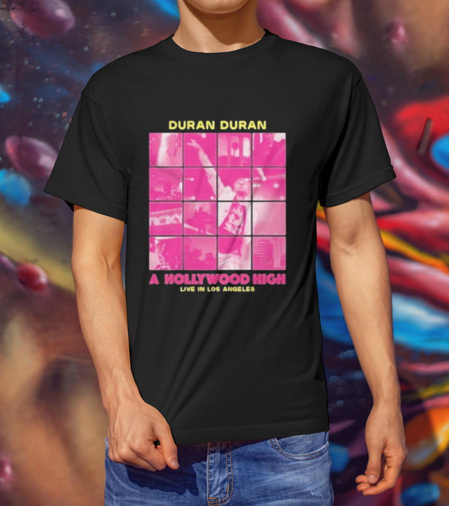 Duran Duran A Hollywood High Live In Los Angeles Concert Montage T-Shirt