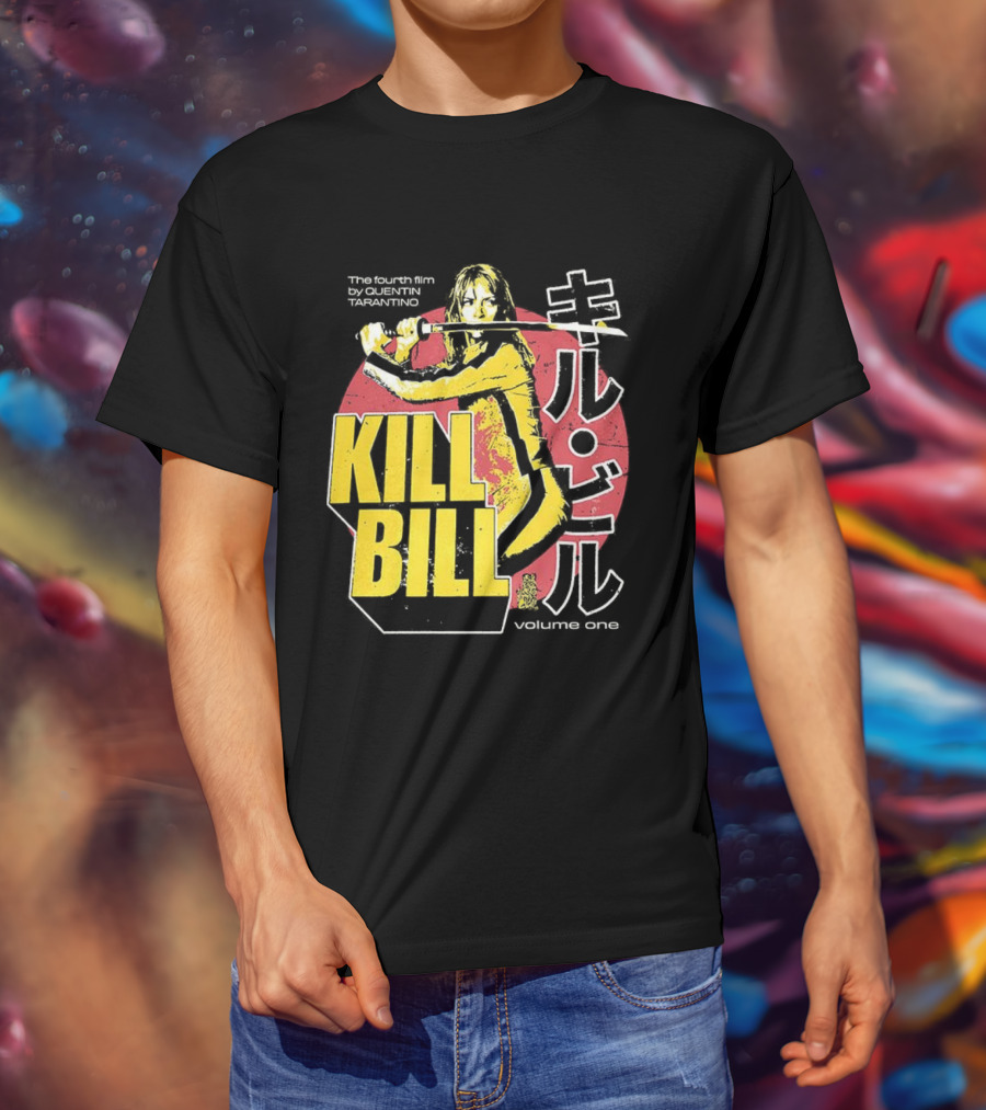 Kill Bill Volume One The Fourth Film By Quentin Tarantino Retro Japanese Style T-Shirt