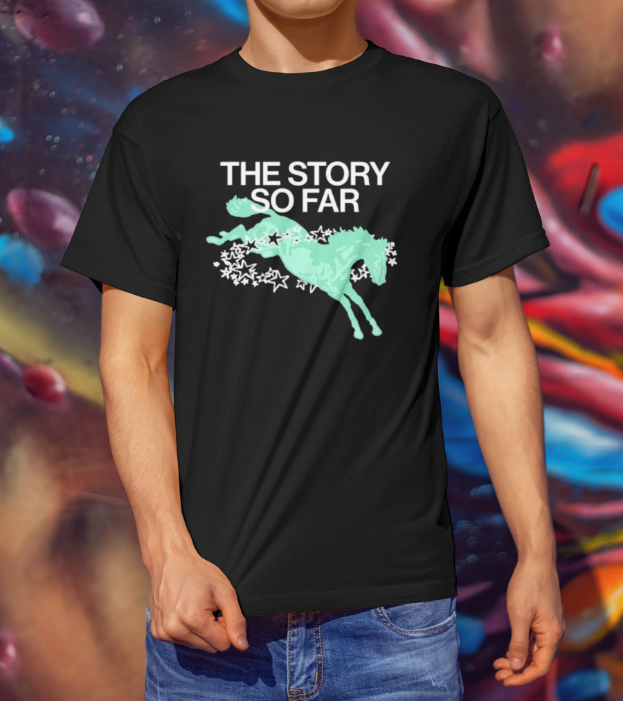 The Story So Far Stallion Horse Stars Jumping Design T-Shirt