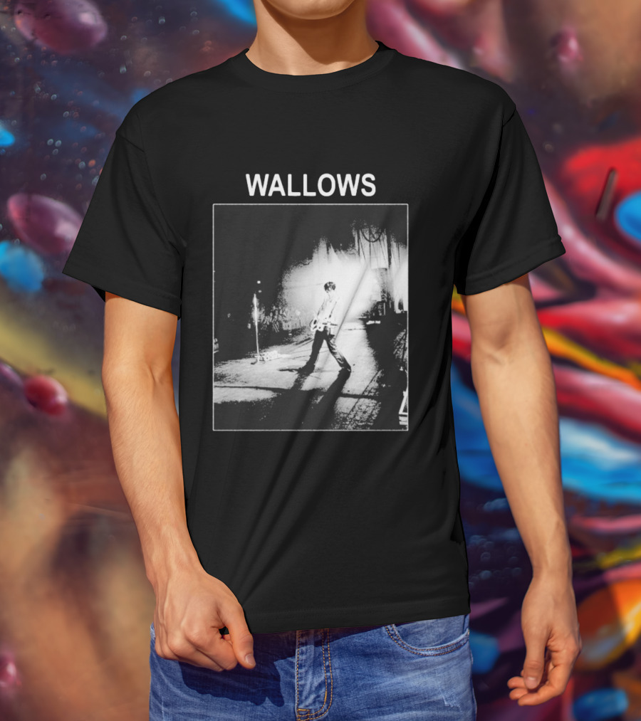 Wallows Concert Black And White Stage Performance Photo T-Shirt
