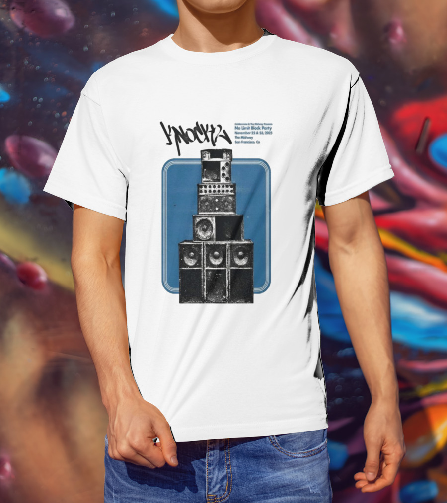 Knock2 No Limit Block Party November 22-23 2025 The Midway San Francisco CA T-Shirt