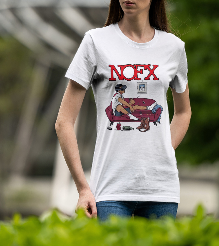 NOFX Virtual Reality Couch Boots T-Shirt