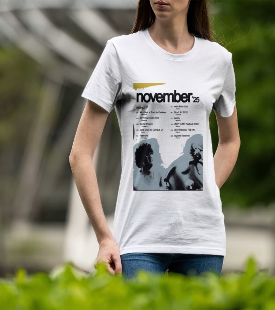 Reality Club November 2025 Jakarta Palace Bandung Surabaya Lampung Semarang Jogja Medan Makassar Padang T-Shirt