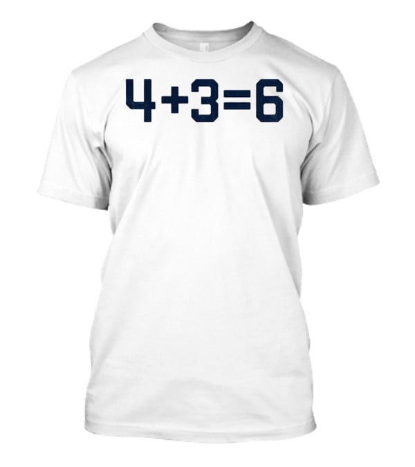 Dak Prescott George Pickens 4 Plus 3 Equal 6 Cowboys NFL T-Shirt