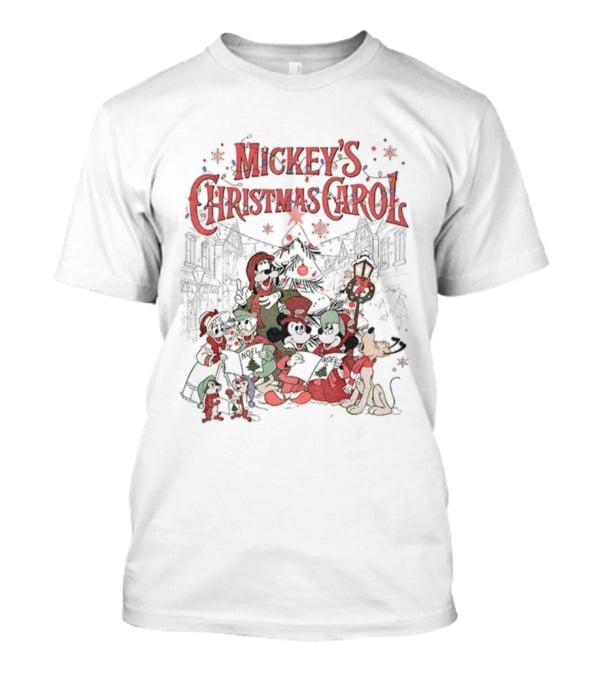 Mickey's Christmas Carol Magic Kingdom Disney Holiday Classic T-Shirt