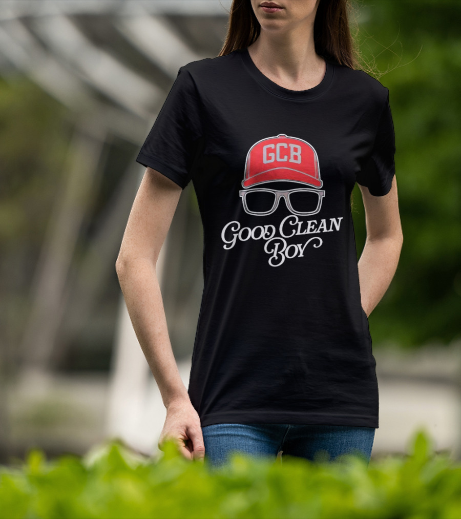 GCB Good Clean Boy Red Cap With Glasses T-Shirt
