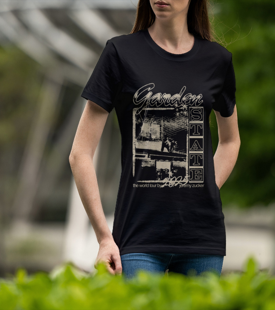 Garden State 2025 Jeremy Zucker World Tour Dates Photo T-Shirt