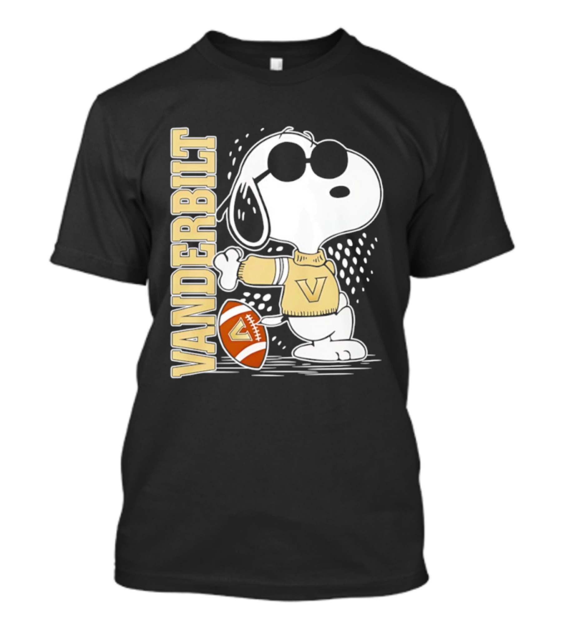 Snoopy Joe Cool Vanderbilt Commodores Football Merchandise Ornament T-Shirt