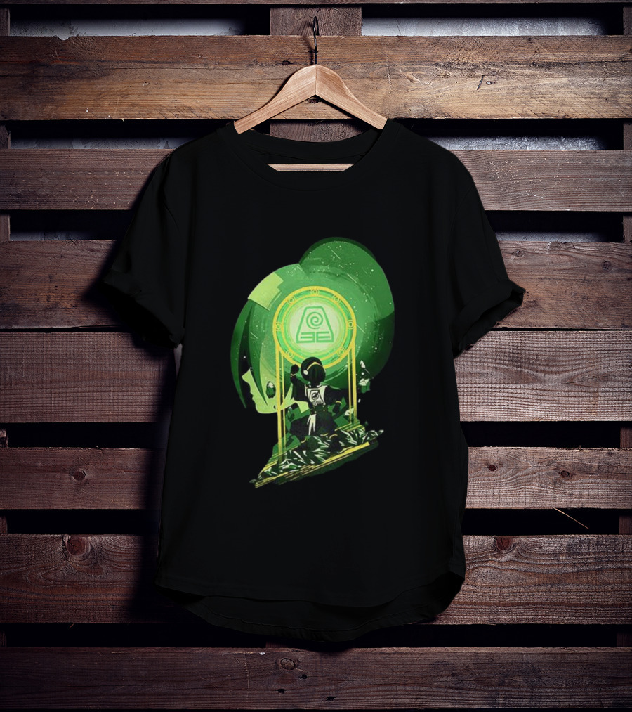Toph Earthbending Avatar The Last Airbender Earth Kingdom Symbol T-Shirt