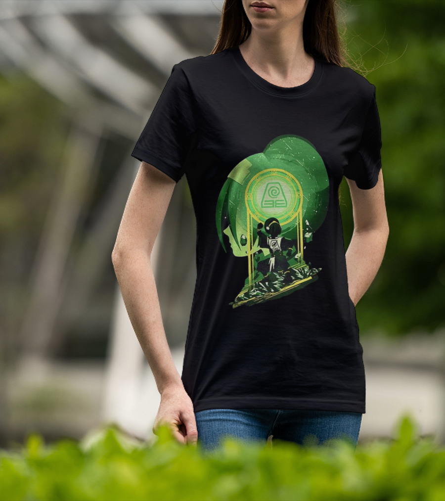 Toph Earthbending Avatar The Last Airbender Earth Kingdom Symbol T-Shirt