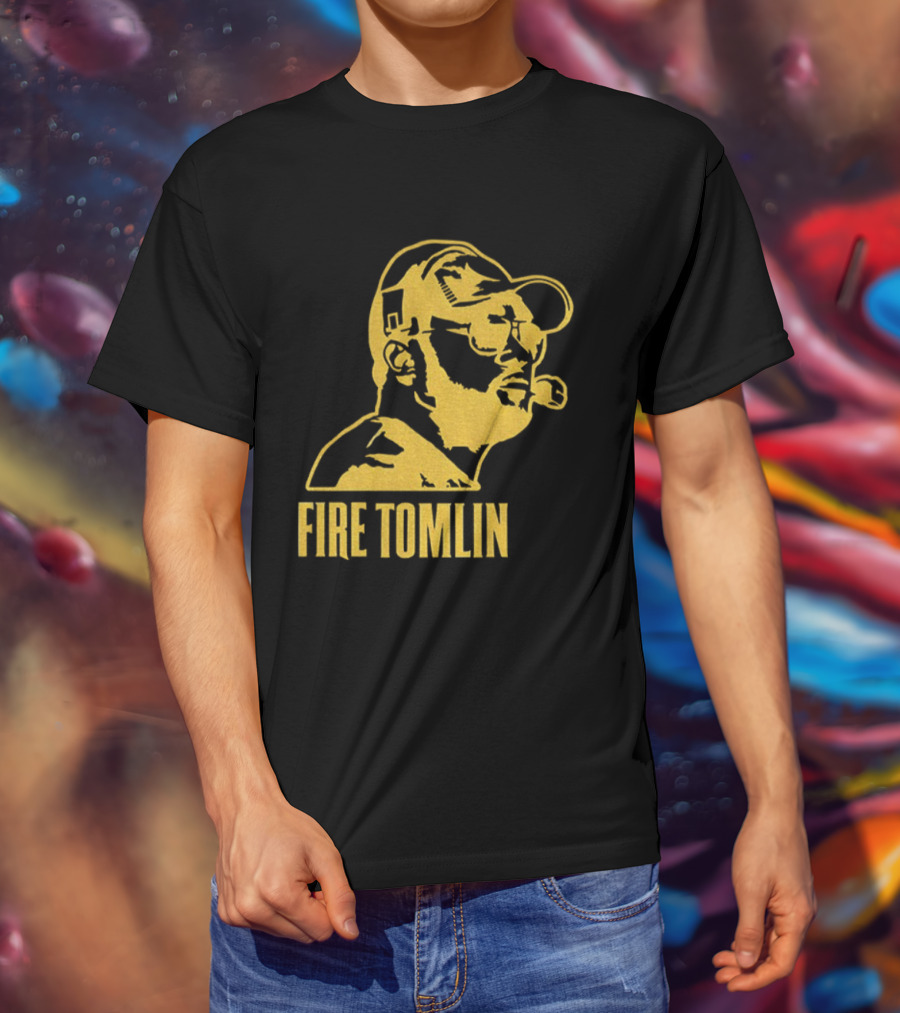 Mike Tomlin Fire Steelers Sketch Football NFL Coach T-Shirt