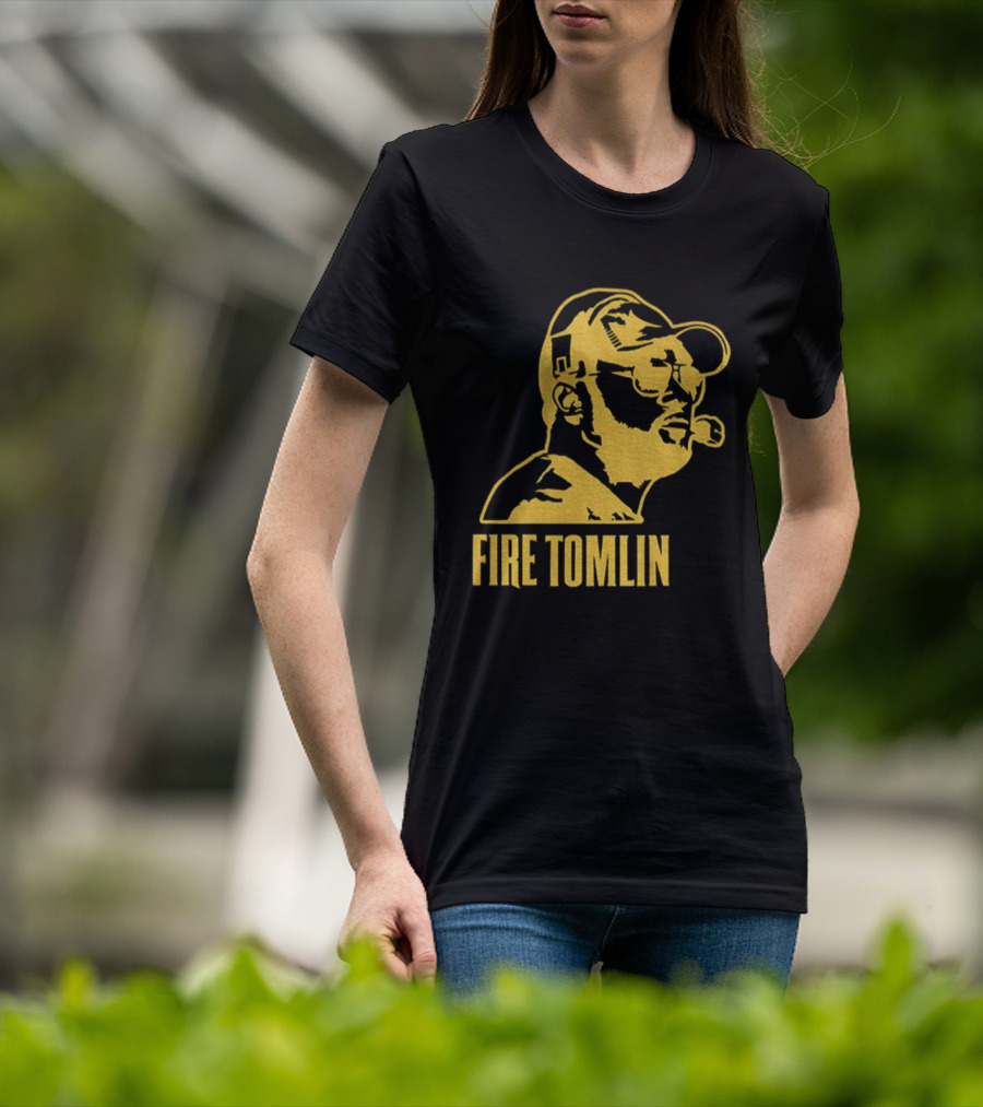 Mike Tomlin Fire Steelers Sketch Football NFL Coach T-Shirt