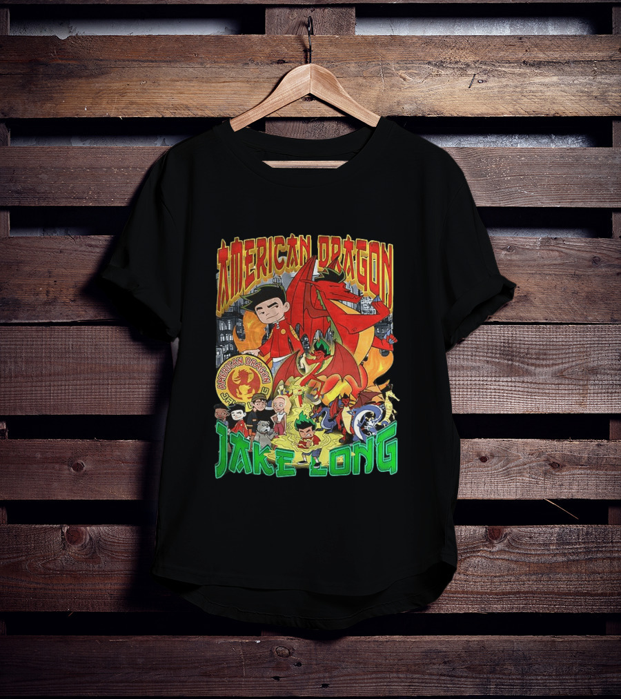 American Dragon Jake Long Disney Characters Cartoon Series Fan Favorite T-Shirt