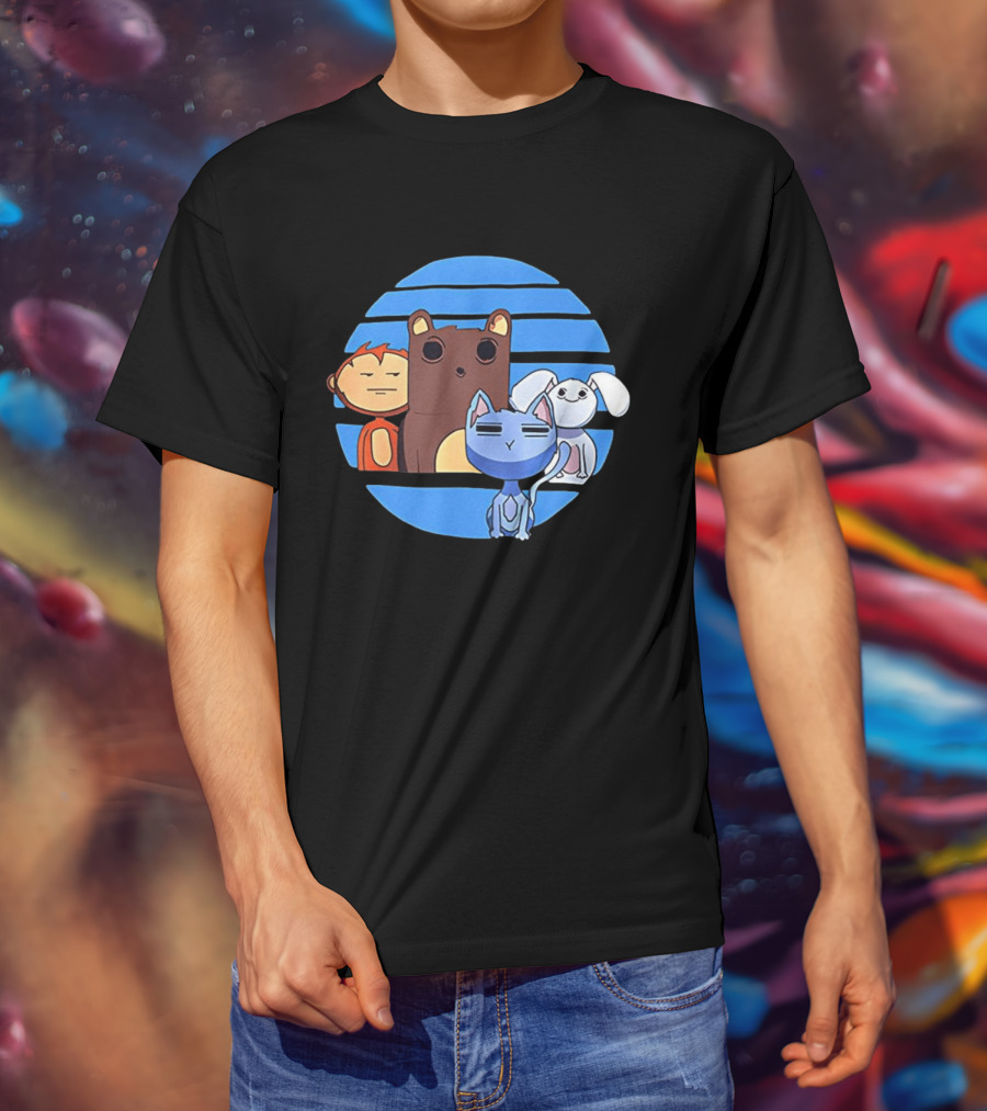 Final Destination Bloodlines Cartoon Animals Bobby Campbell Owen Joyner T-Shirt
