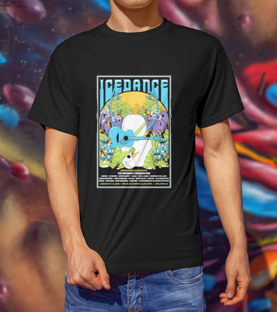 Ice Dance Music Fest Jan 29 31 2026 The Hilton Paper Valley Hotel Appleton Wi T-Shirt