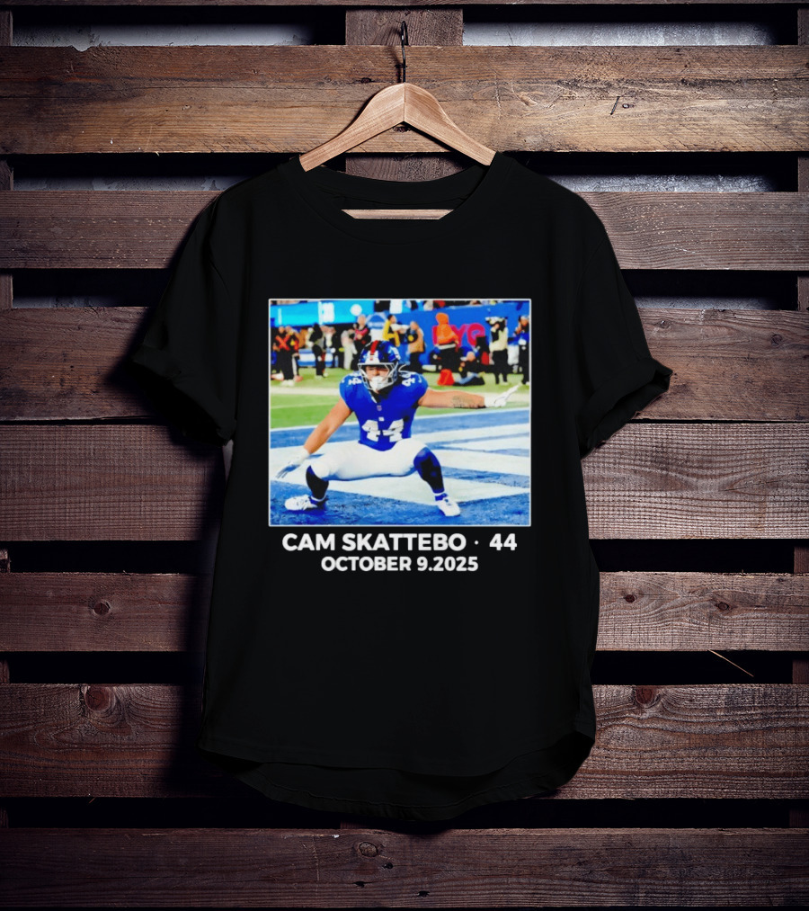 Cam Skattebo 44 October 9 2025 Football Action T-Shirt