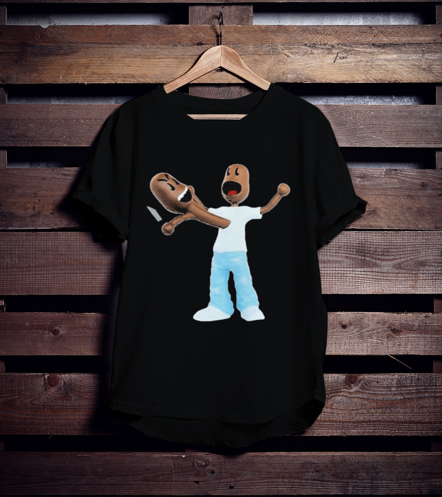 Kid Cudi Scotty Ramon Versus Cartoon Characters Clash T-Shirt