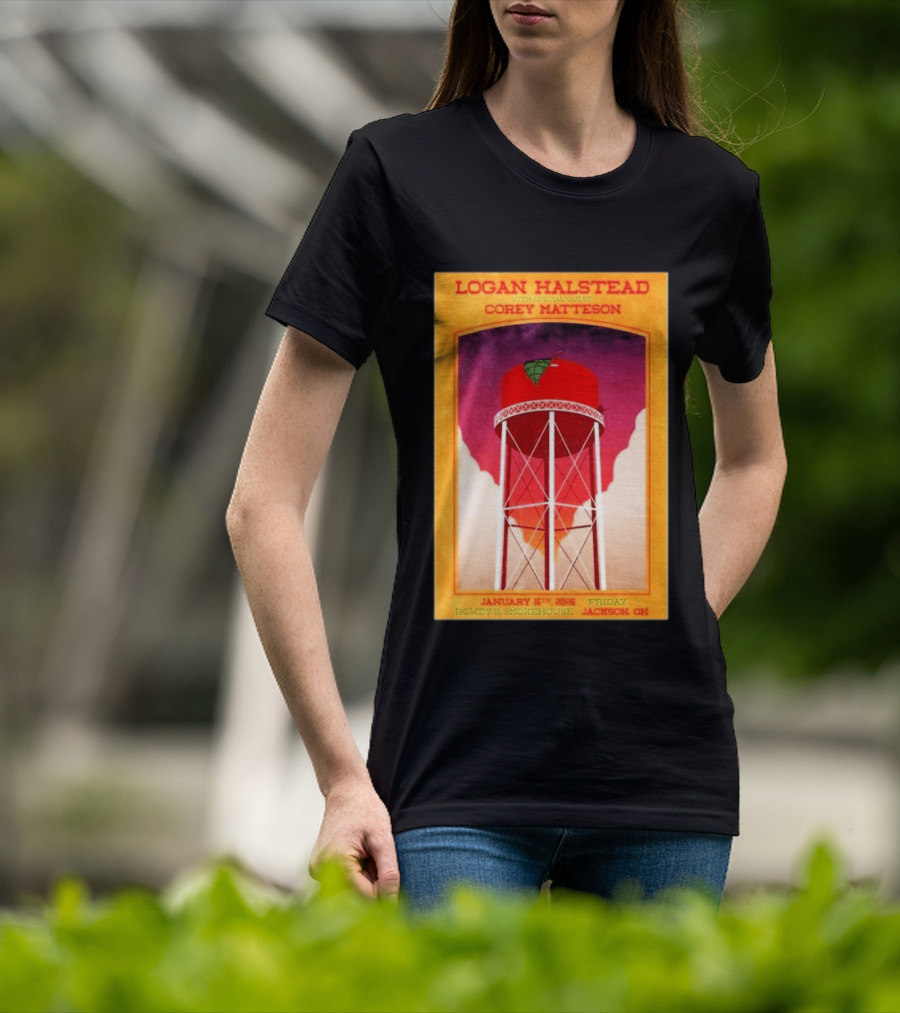 Logan Halstead Corey Matteson Rowdy's Smokehouse Jackson Ohio January 16 2026 T-Shirt